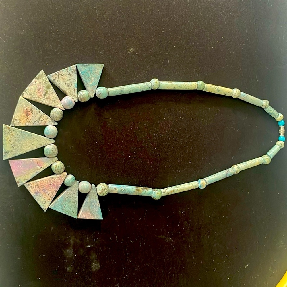 A beautiful rock necklace